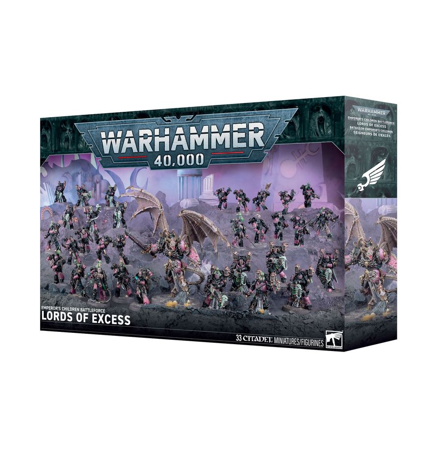 Warhammer 40K Emperor's Children Battleforce Lords of Excess