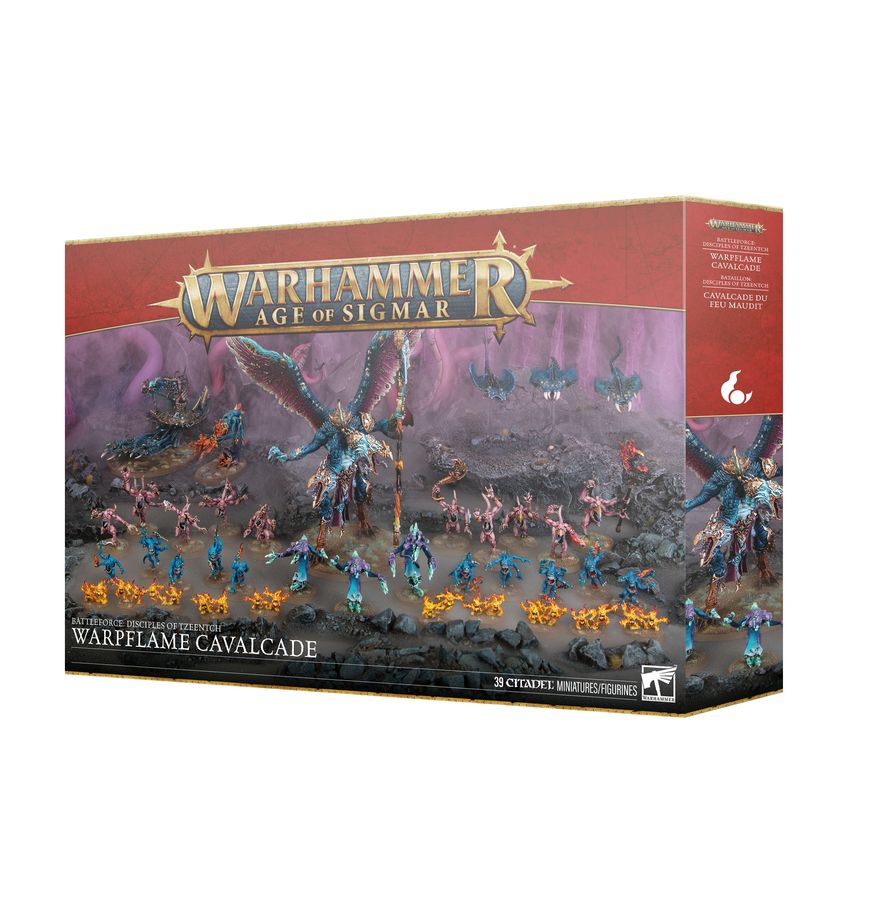 Age of Sigmar Battleforce Disciples of Tzeentch Warpflame Cavalcade