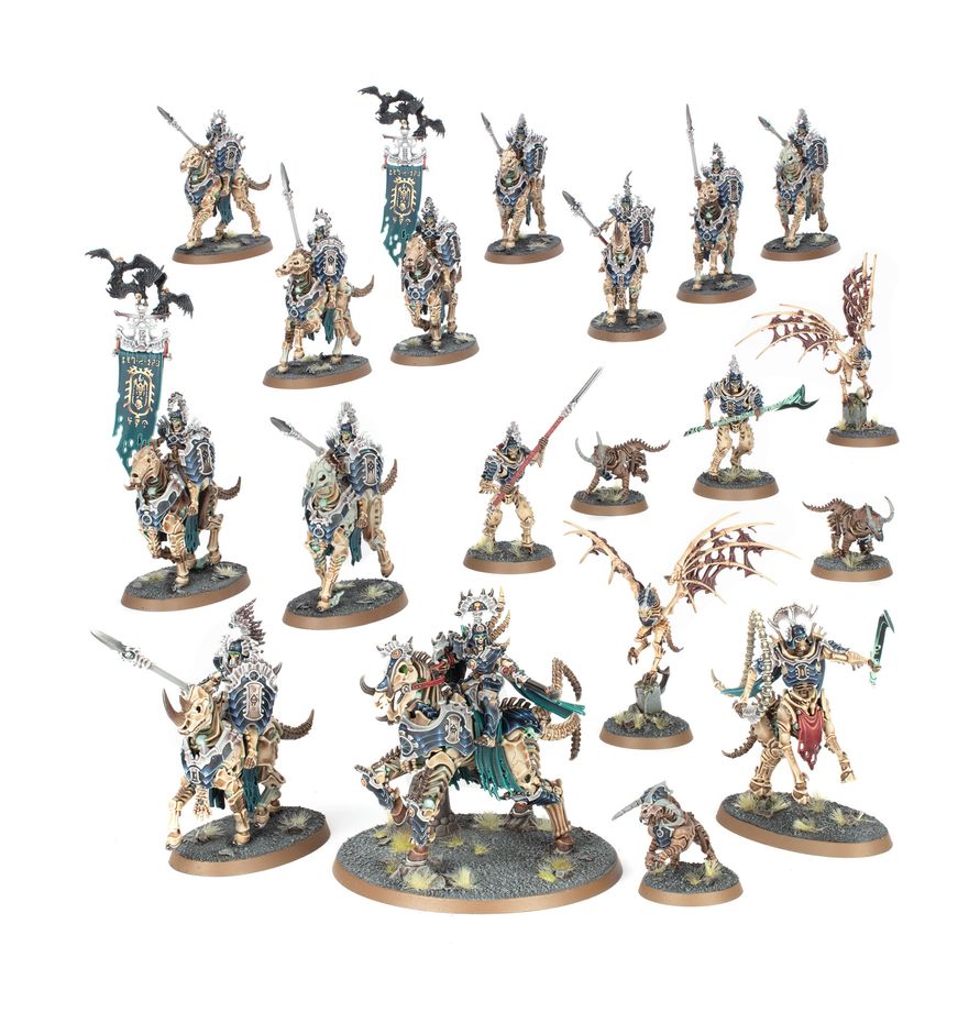 Age of Sigmar Ossiarch Bonereapers Kavalos Vanguard Spearhead