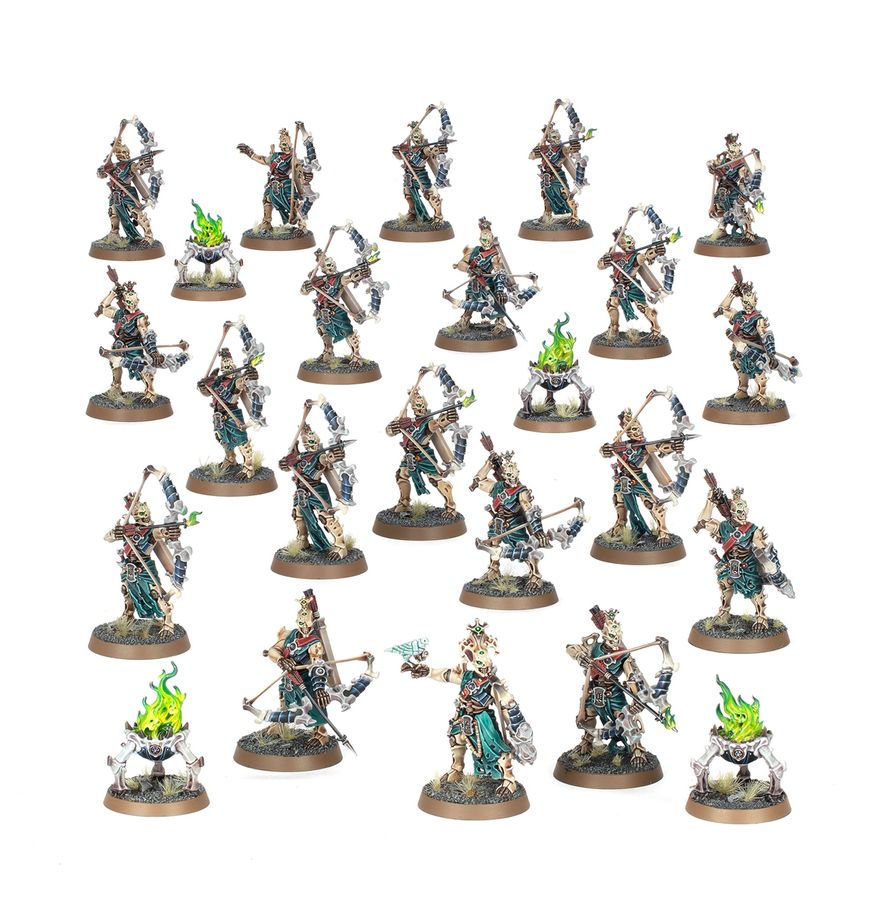 Age of Sigmar Ossiarch Bonereapers Mortek Triaxes