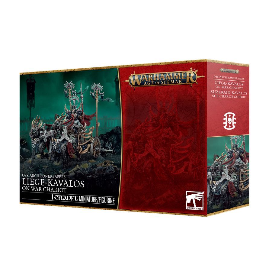 Age of Sigmar Ossiarch Bonereapers Liege-Kavalos on War Chariot