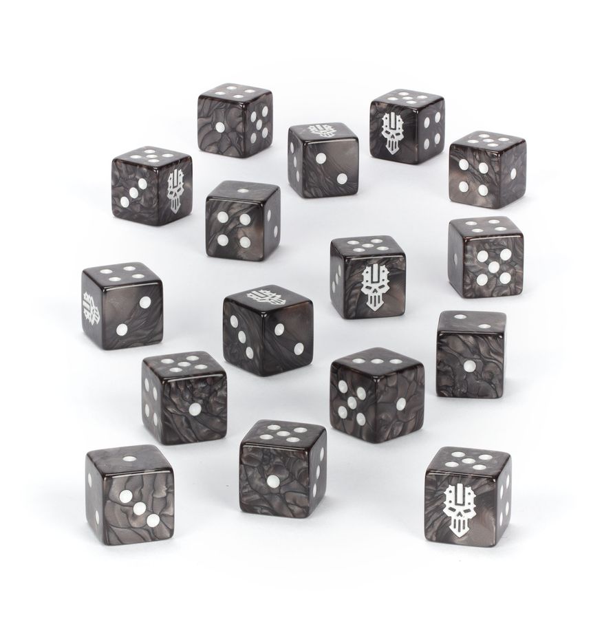 Warhammer 40K Chaos Space Marines Iron Warriors Dice