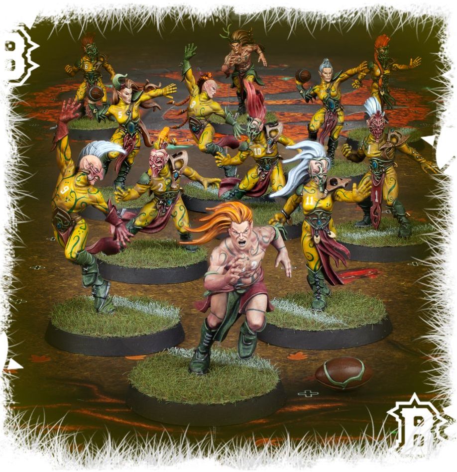 Blood Bowl: Wood Elf Team The Athelorn Avengers