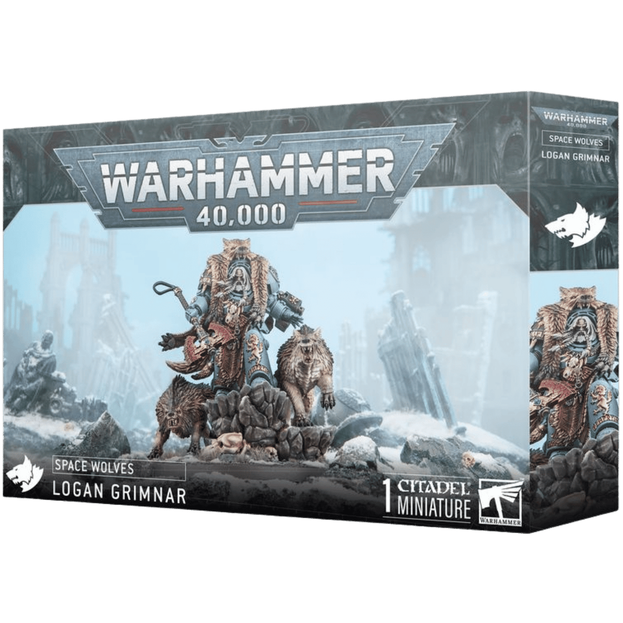 40K: SM Space Wolves Logan Grimnar