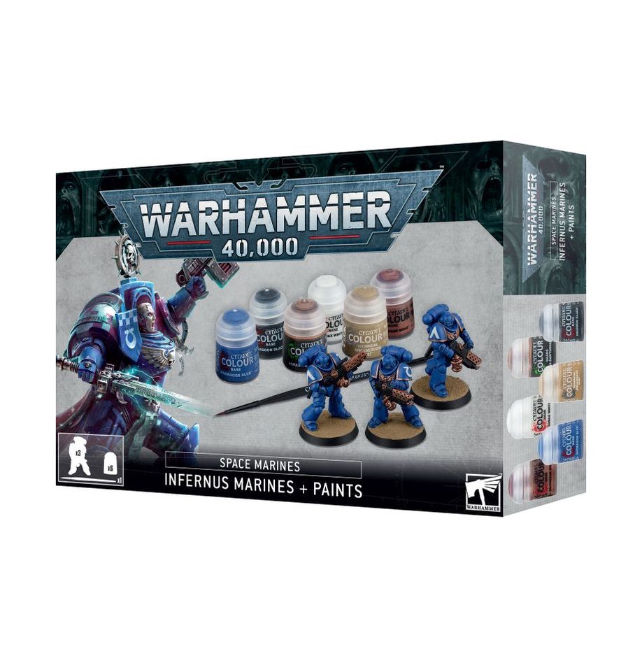 40K: Infernus Marines + Paints