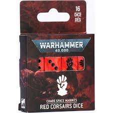 40K Red Corsairs Dice