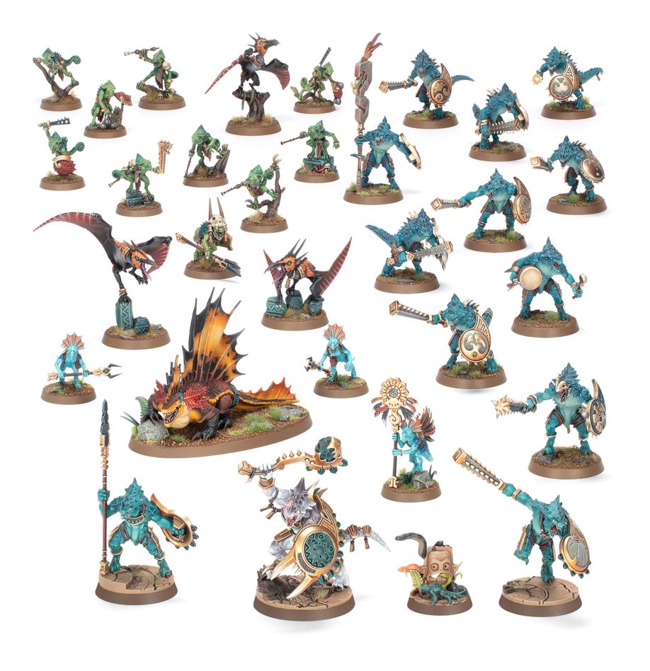 AoS: Seraphon Sunblooded Prowlers Spearhead