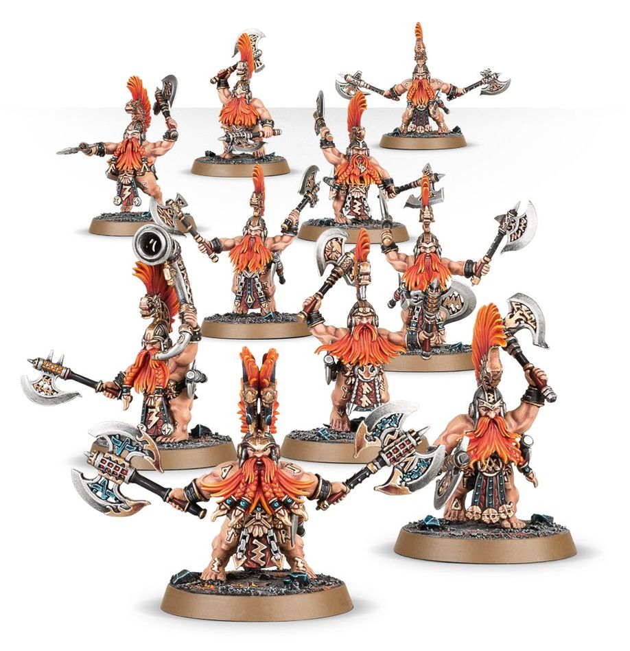 AoS: Fyreslayers Vulkite Berzerkers
