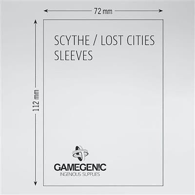 Gamegenic Prime Board Game Sleeves Scythe / Lost Cities 72x122 60ct