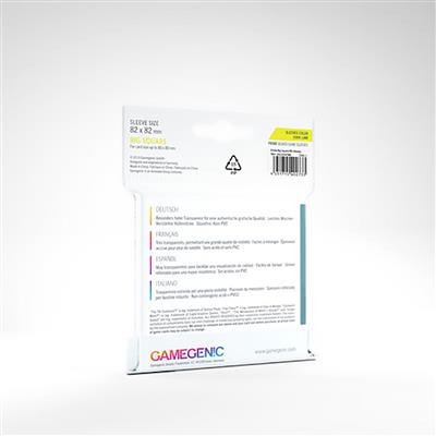 Gamegenic Prime Board Game Sleeves Big Square 82X82 50ct