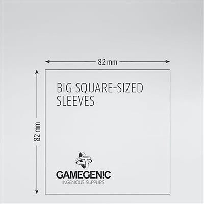 Gamegenic Prime Board Game Sleeves Big Square 82X82 50ct