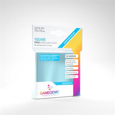 Gamegenic Prime Board Game Sleeves Square (73 x 73 mm) 50ct