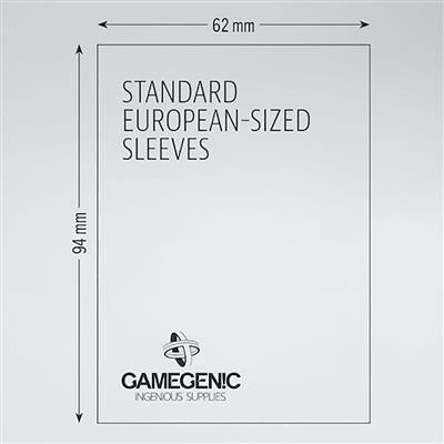 Gamegenic Matte Board Game Sleeves Standard European (62 x 94 mm) 50ct