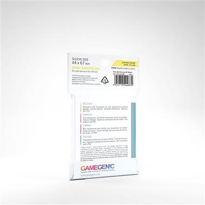 Gamegenic Prime Board Game Sleeves Mini American 44x67 50ct