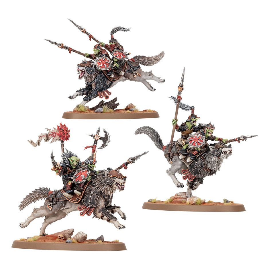 AoS: Gloomspite Gitz Snarlpack Calvalry