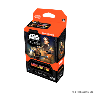 Star Wars Unlimited A Lawless Time Spotlight Deck