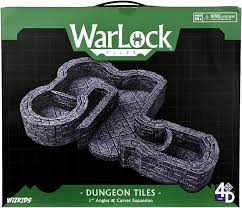 Warlock Tiles Dungeon 1" Angles & Curves Expansion
