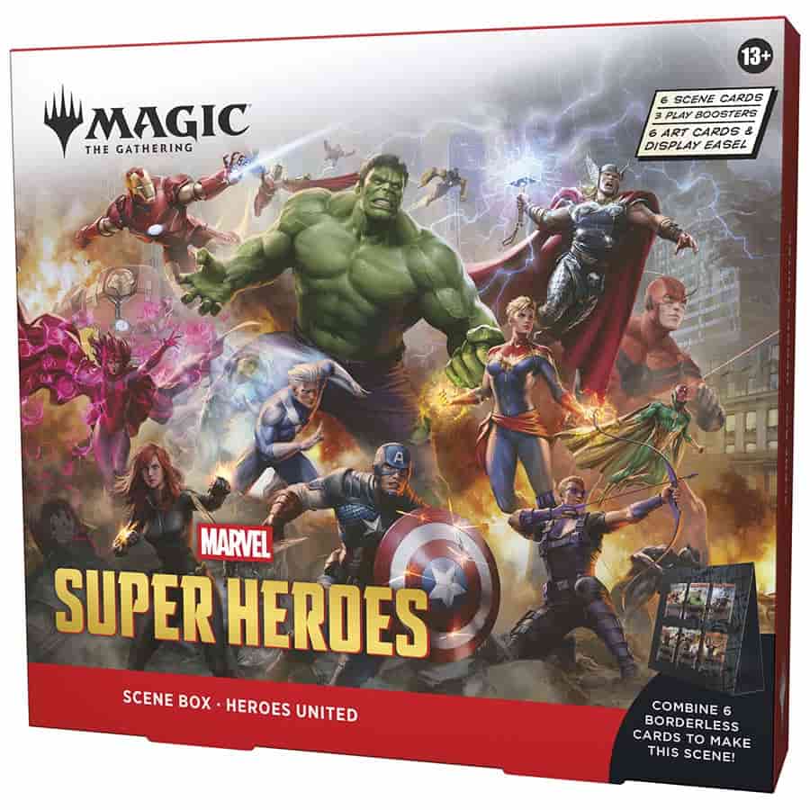 MAGIC THE GATHERING MARVEL SUPER HEROES SCENE BOX