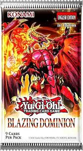 Yu-Gi-Oh Blazing Dominion Booster Packs